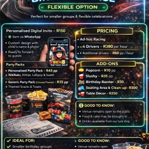 Ad-Hoc Birthday Race – Flexible Hourly Racing
